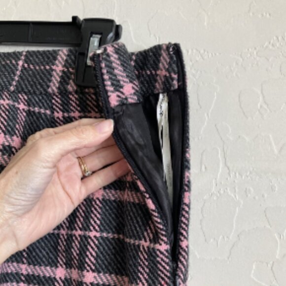 Pink Plaid Skirt 8 - Picture 3 of 12